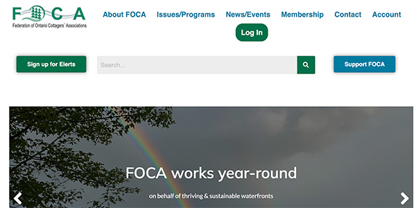 FOCA website screenshot