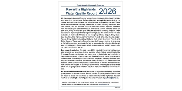 Water Quality Report 2026
